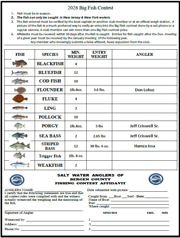 2026 big fish contest